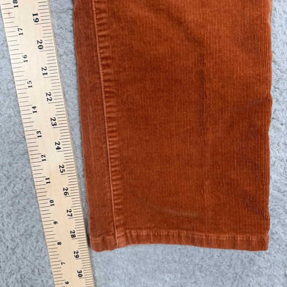 Patagonia Womens Organic Cotton Corduroy Pant Burnt Orange 28 Short Straight Leg - Picture 9 of 10